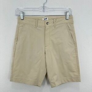 Crewcuts Performance Shorts Size 10‎ Khaki Beige Moisture Wicking UV Protective